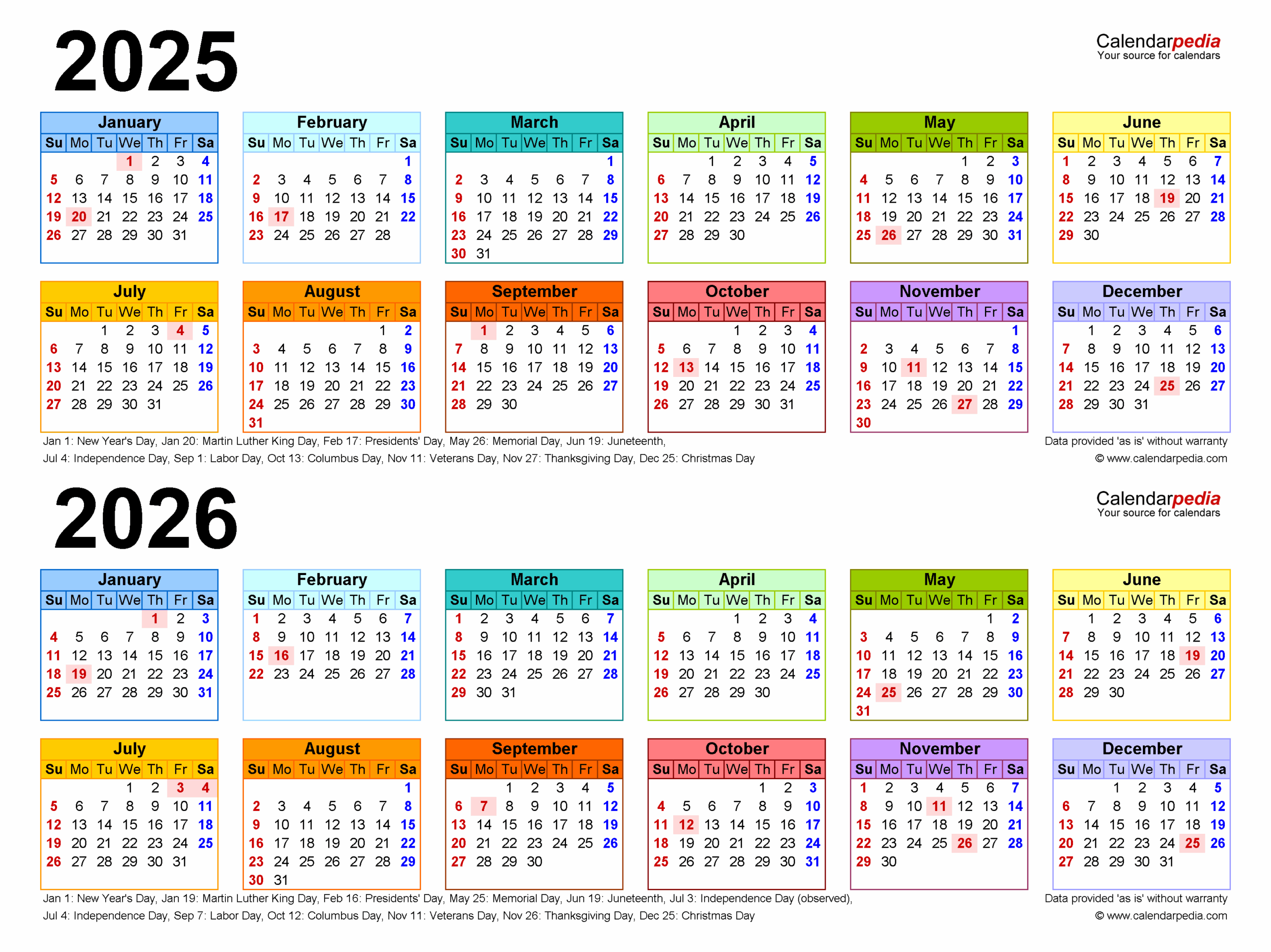 August 2025 To May 2026 Calendar