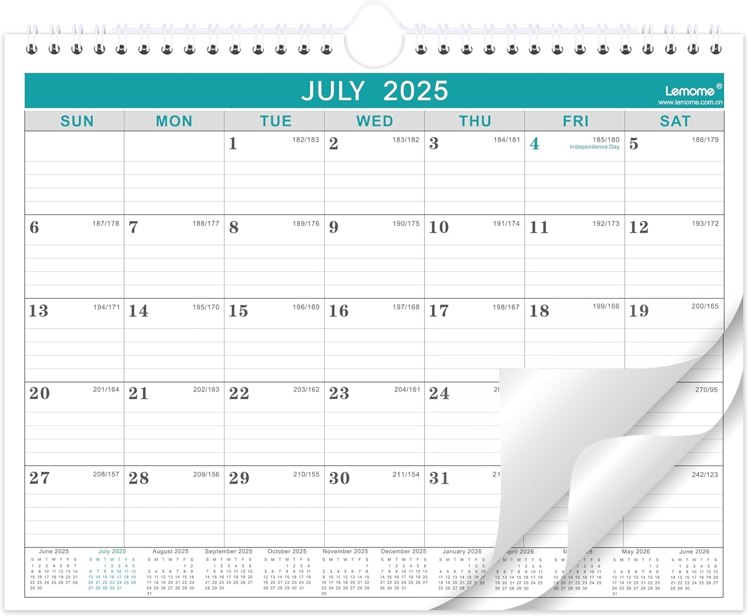 Julian Day Calendar 2025