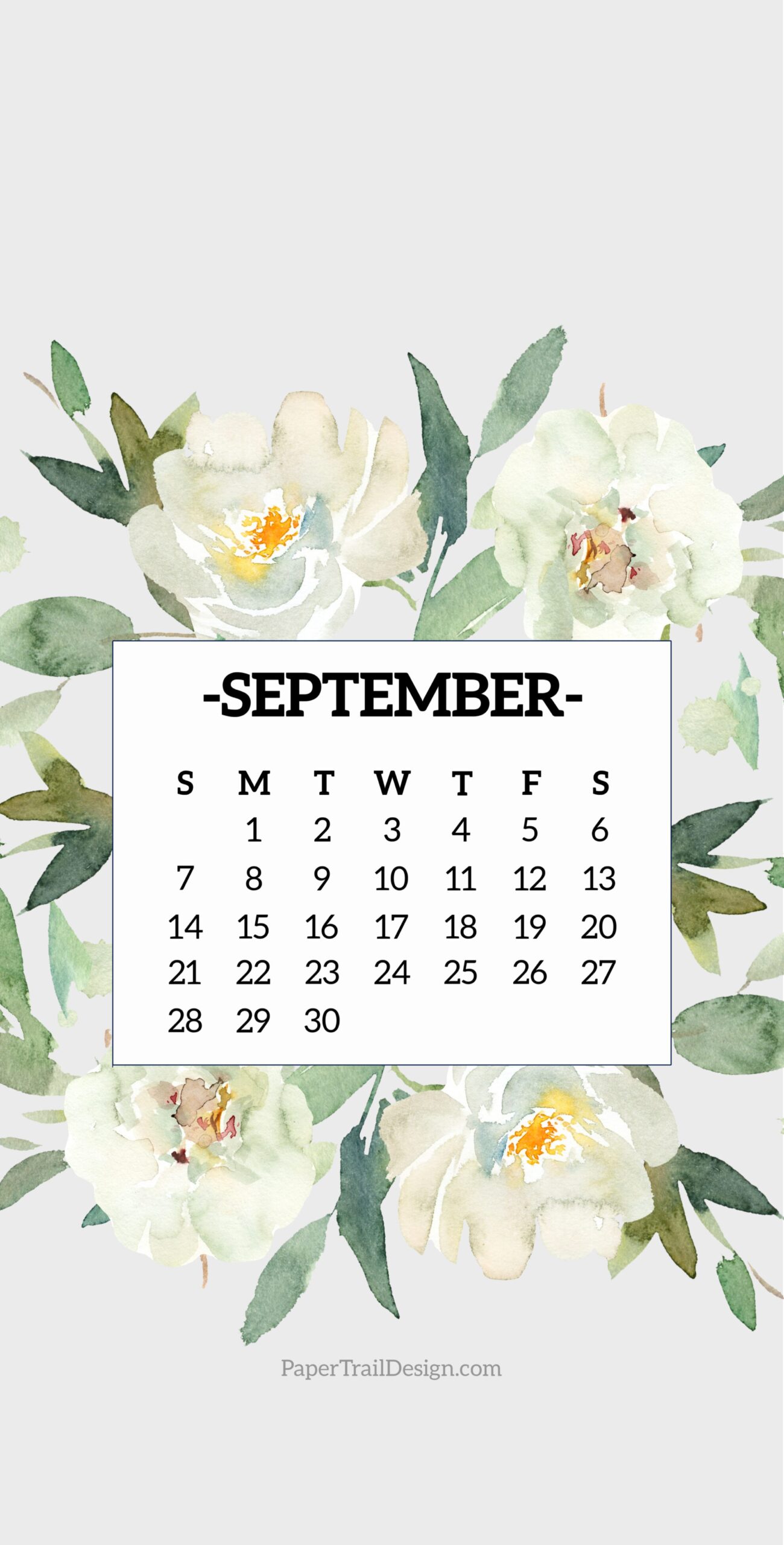 September Calendar Wallpaper 2025