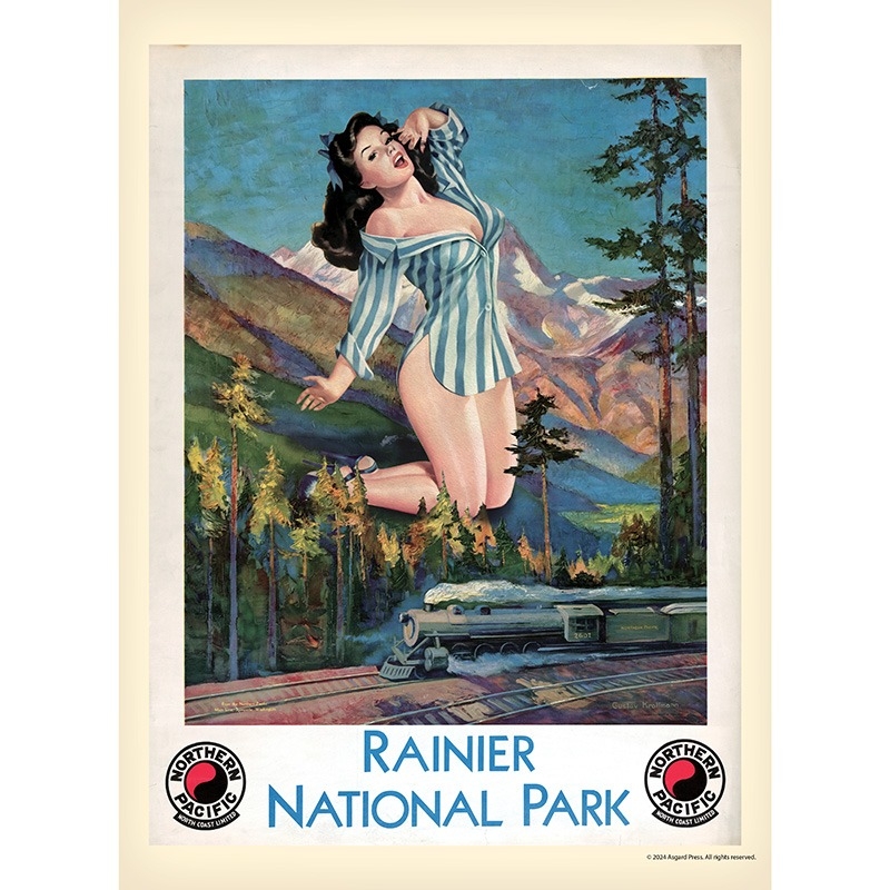 2025 Retro Parks And Pinups Calendar Asgard Press