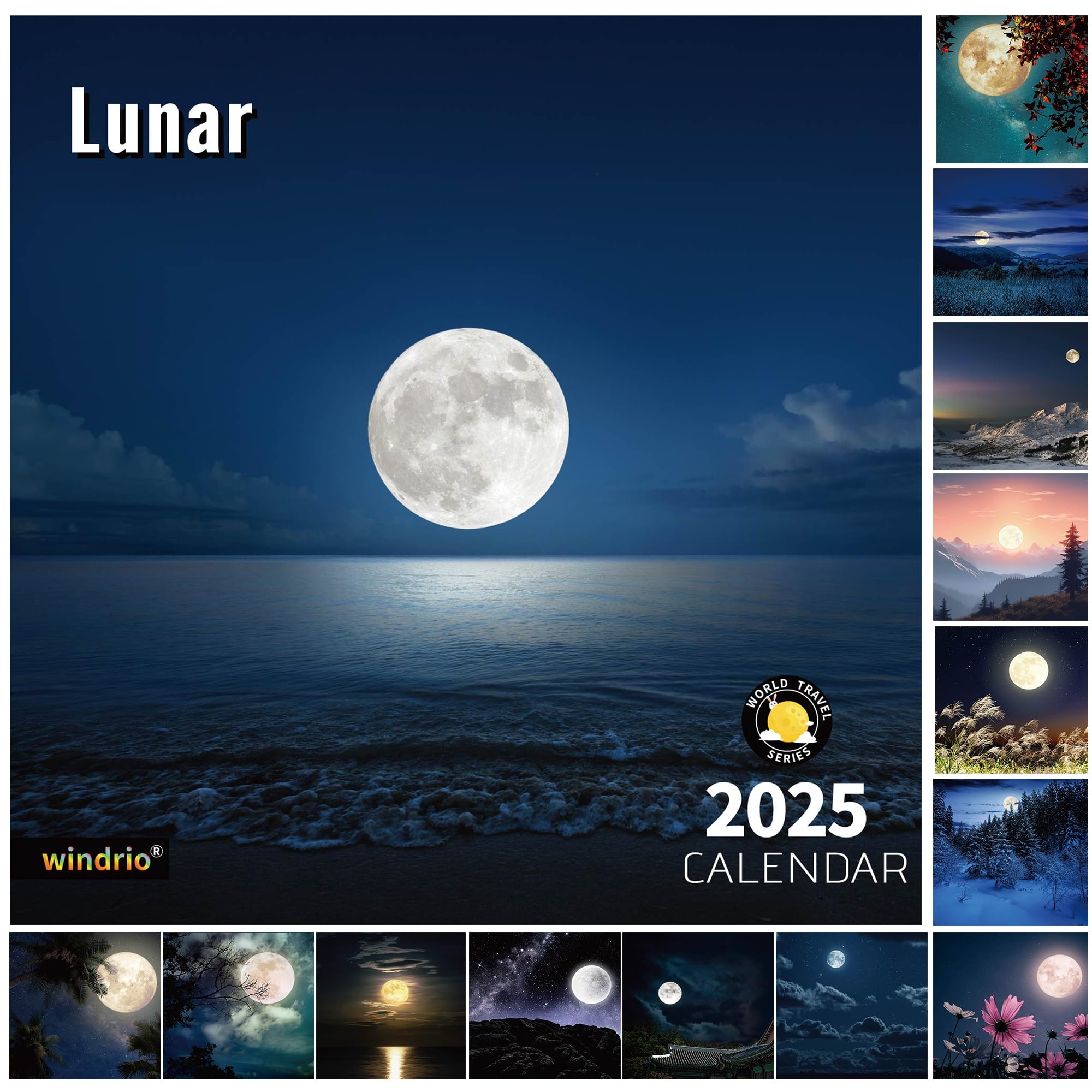 2025 Wall Calendar Calendar 2025 January 2025 December 2025 Wall Calendar Moon 12