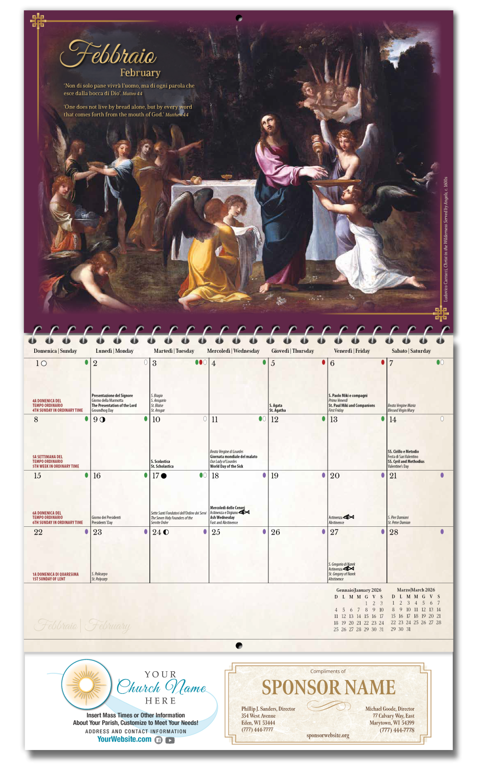 2026 Calendars Blue Mound Graphics