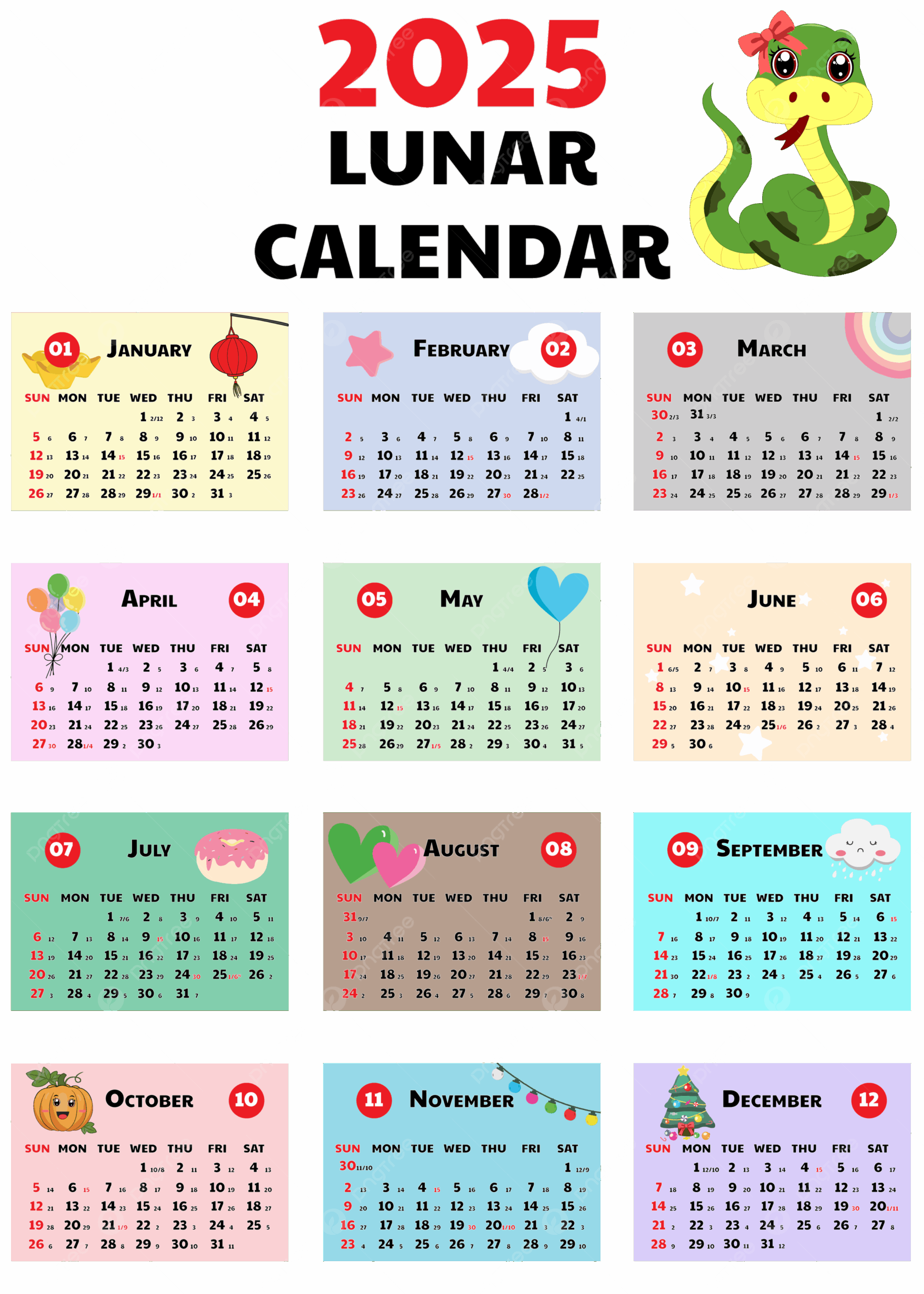 September 2025 Lunar Calendar