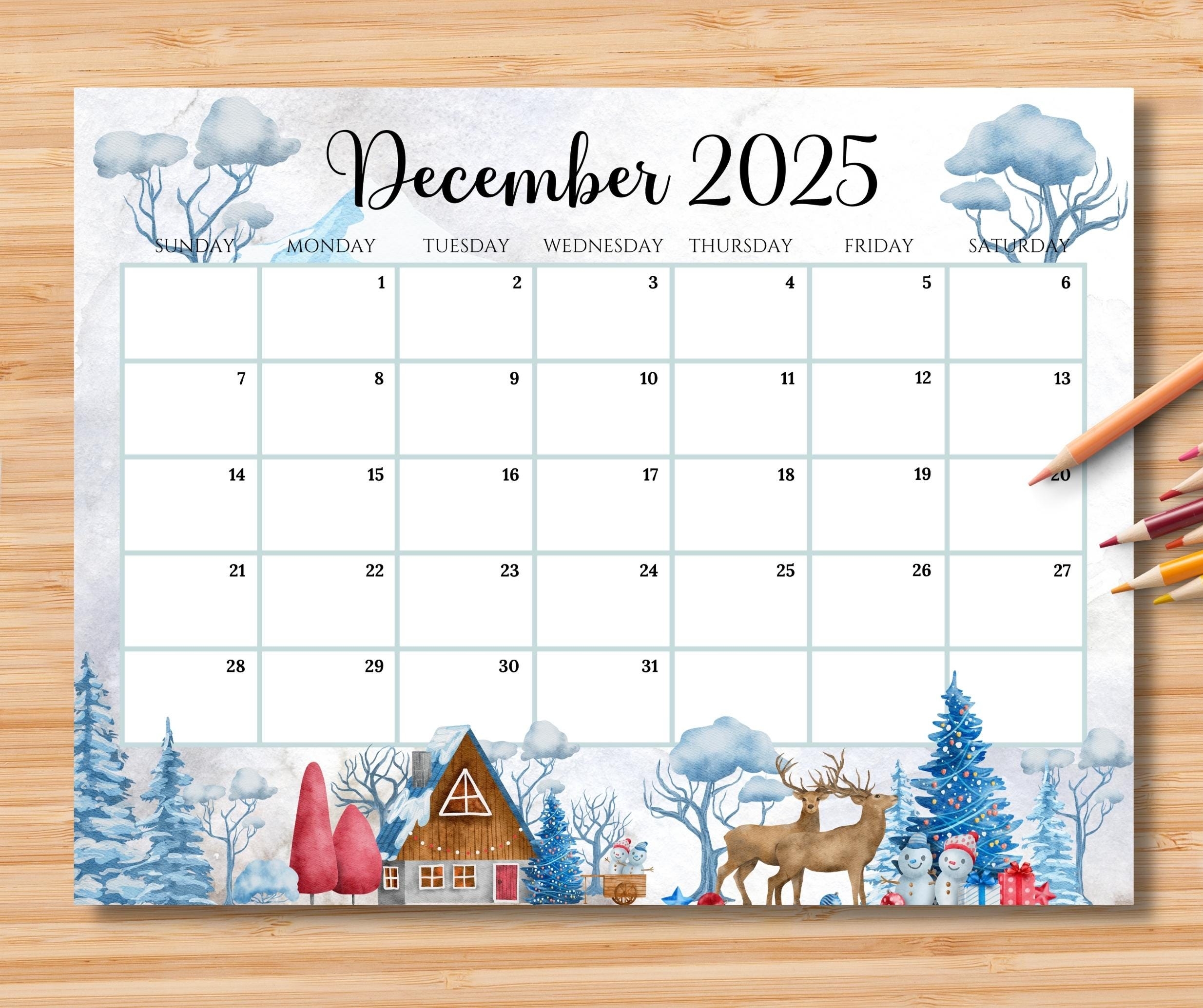 Image Of December 2025 Calendar