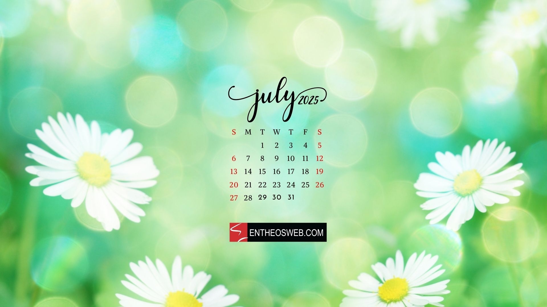 July 2025 Wallpaper Calendar