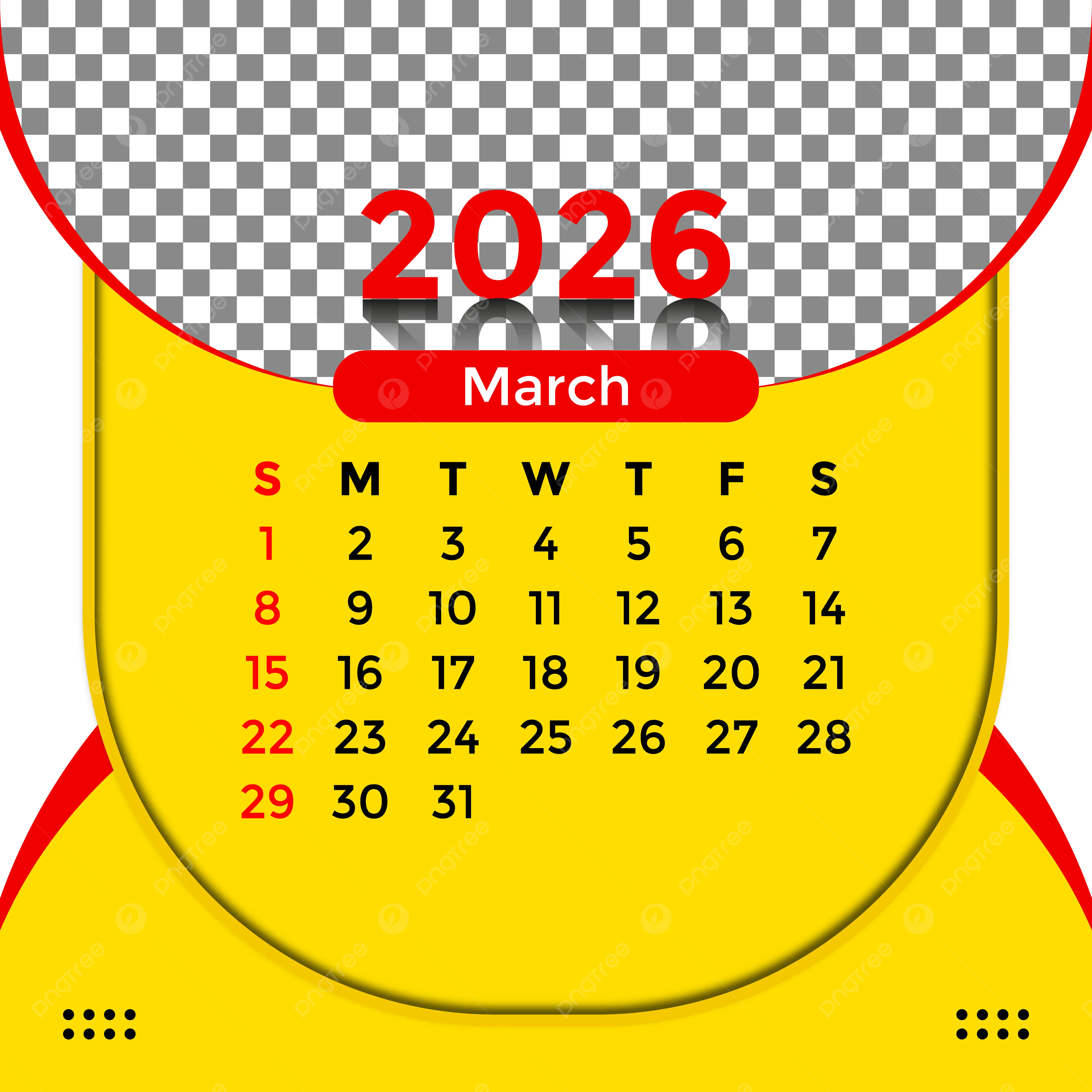 March Calendar 2026 Wallpaper
