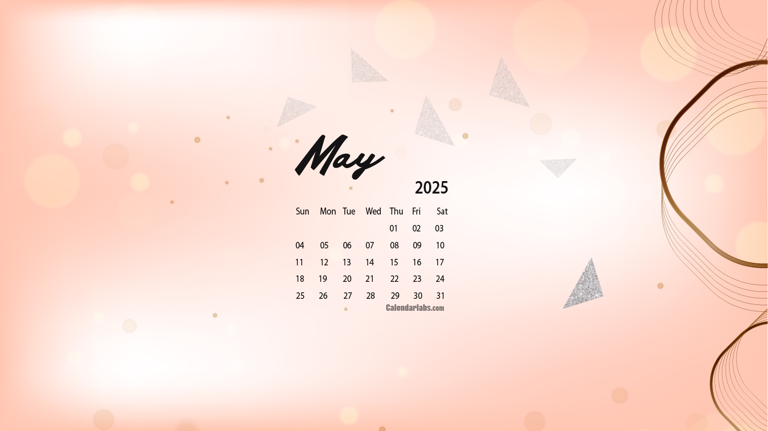 May 2025 Desktop Wallpaper Calendar CalendarLabs