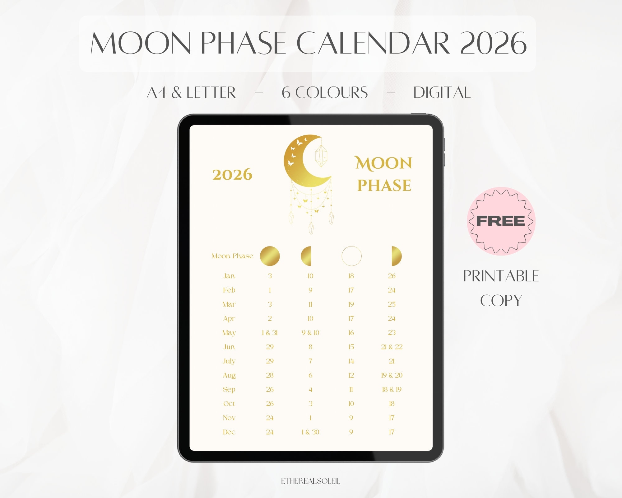 Full Moon Calendar May 2026