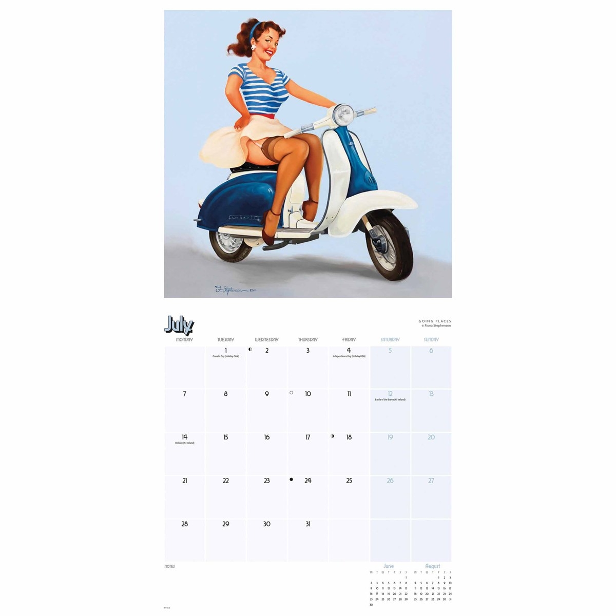 Pin Up Girls Calendar 2025