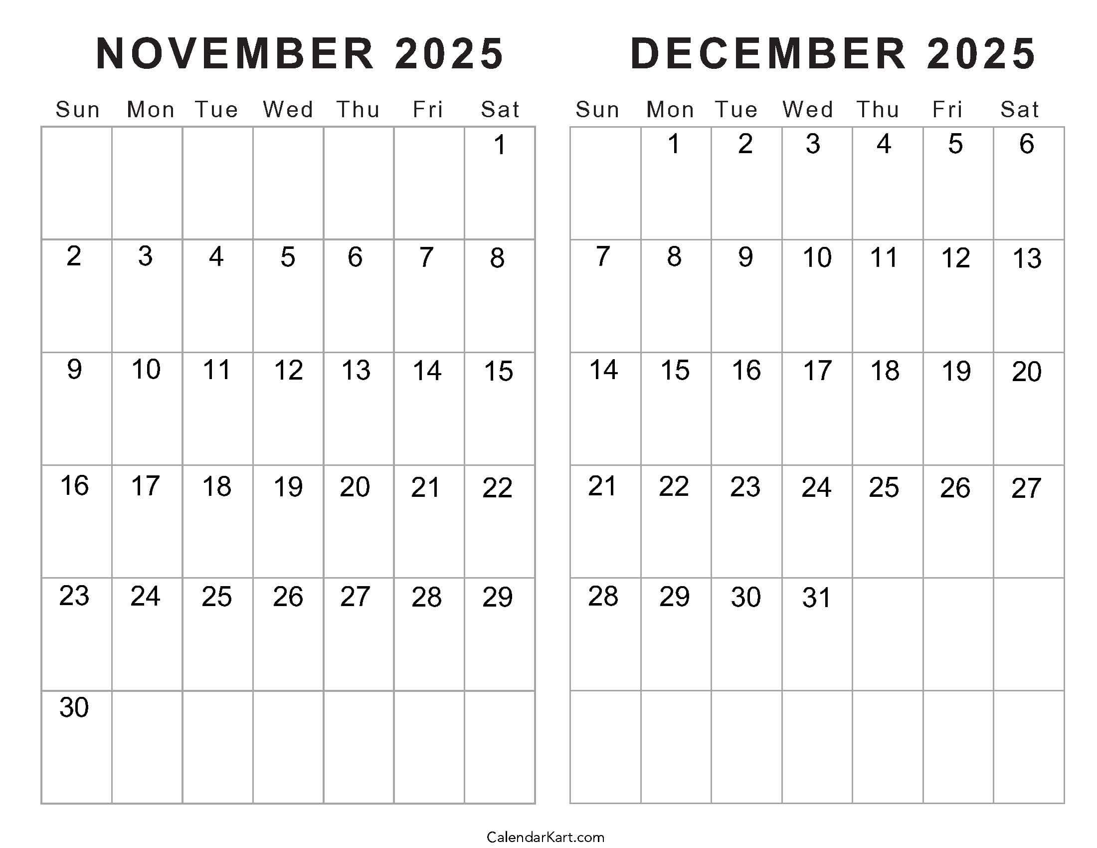 December 2025 Editable Calendar