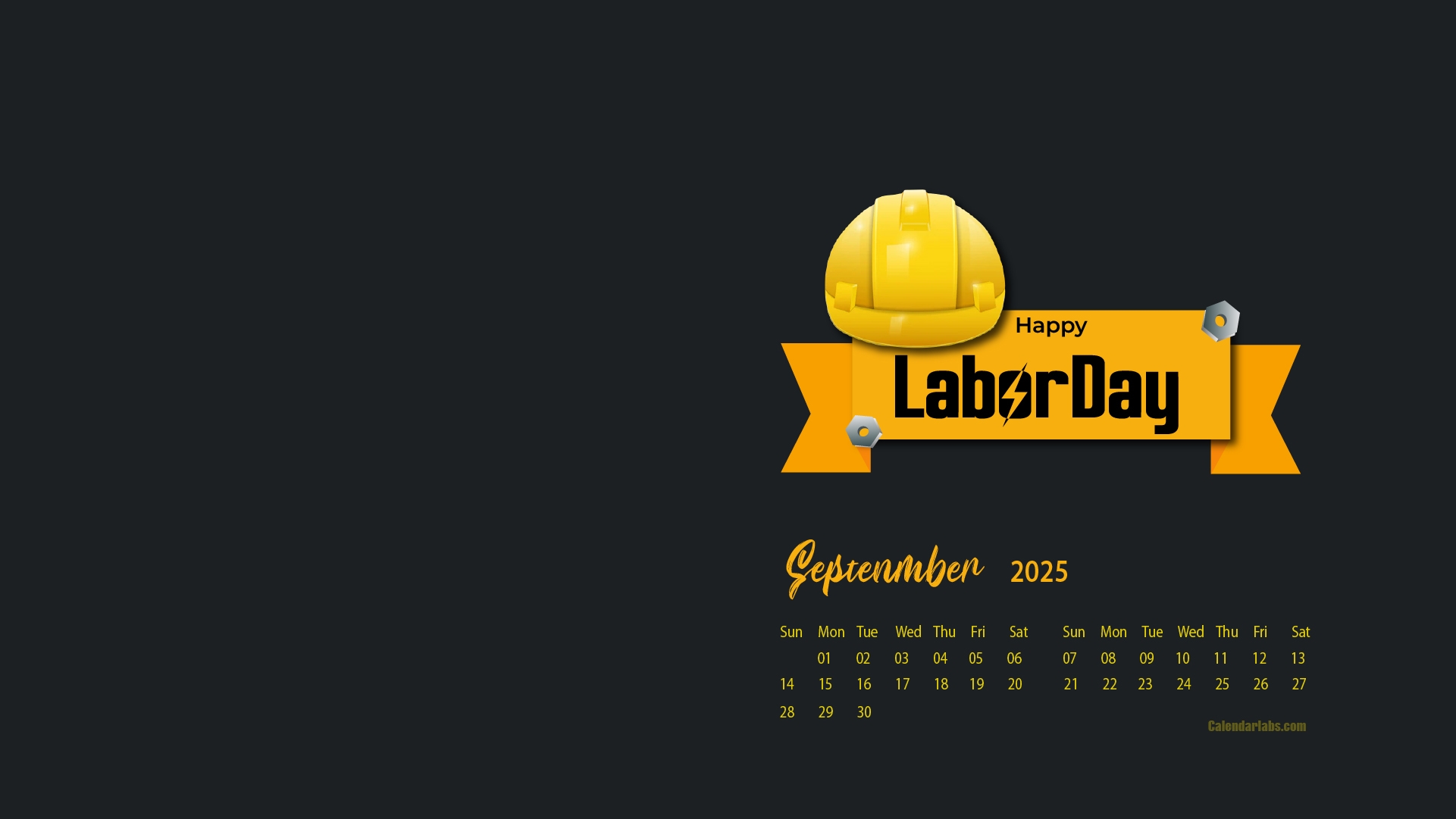September 2025 Wallpaper Calendar