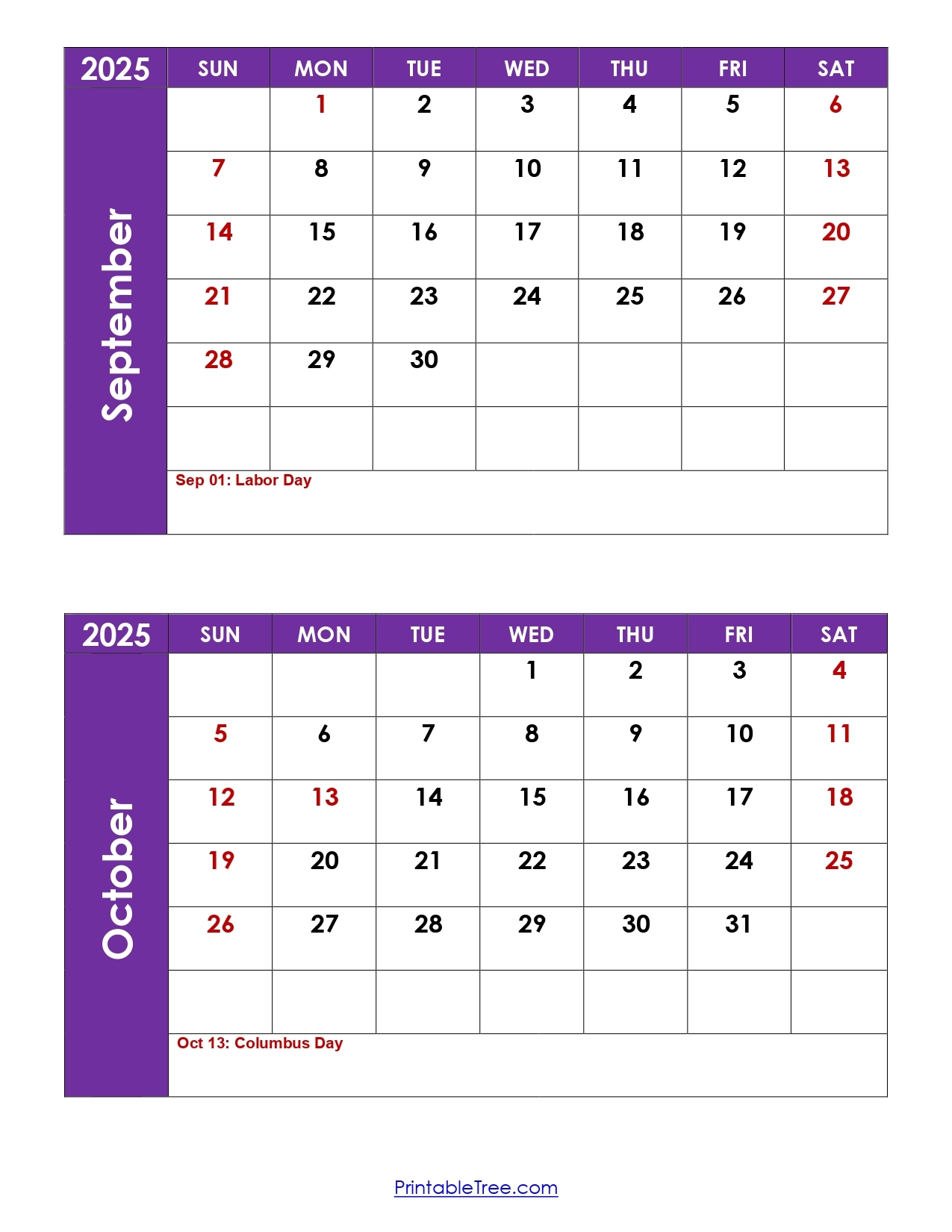August September October 2025 Calendar