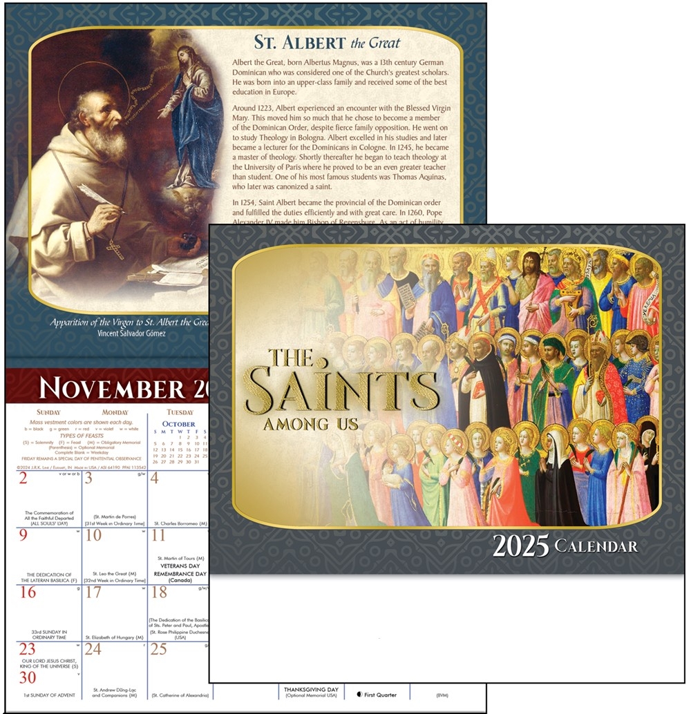 The Saints Among Us 2025 Calendar