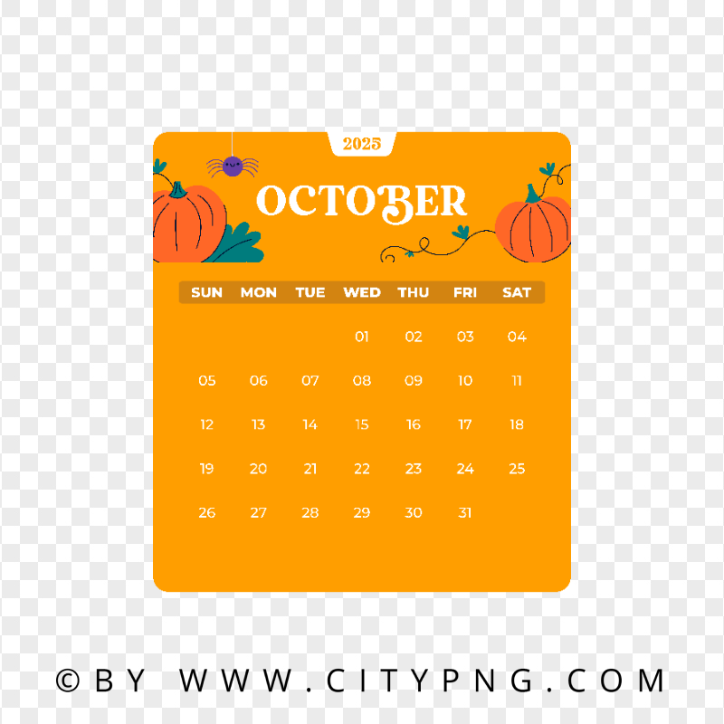 October 2025 Wallpaper Calendar