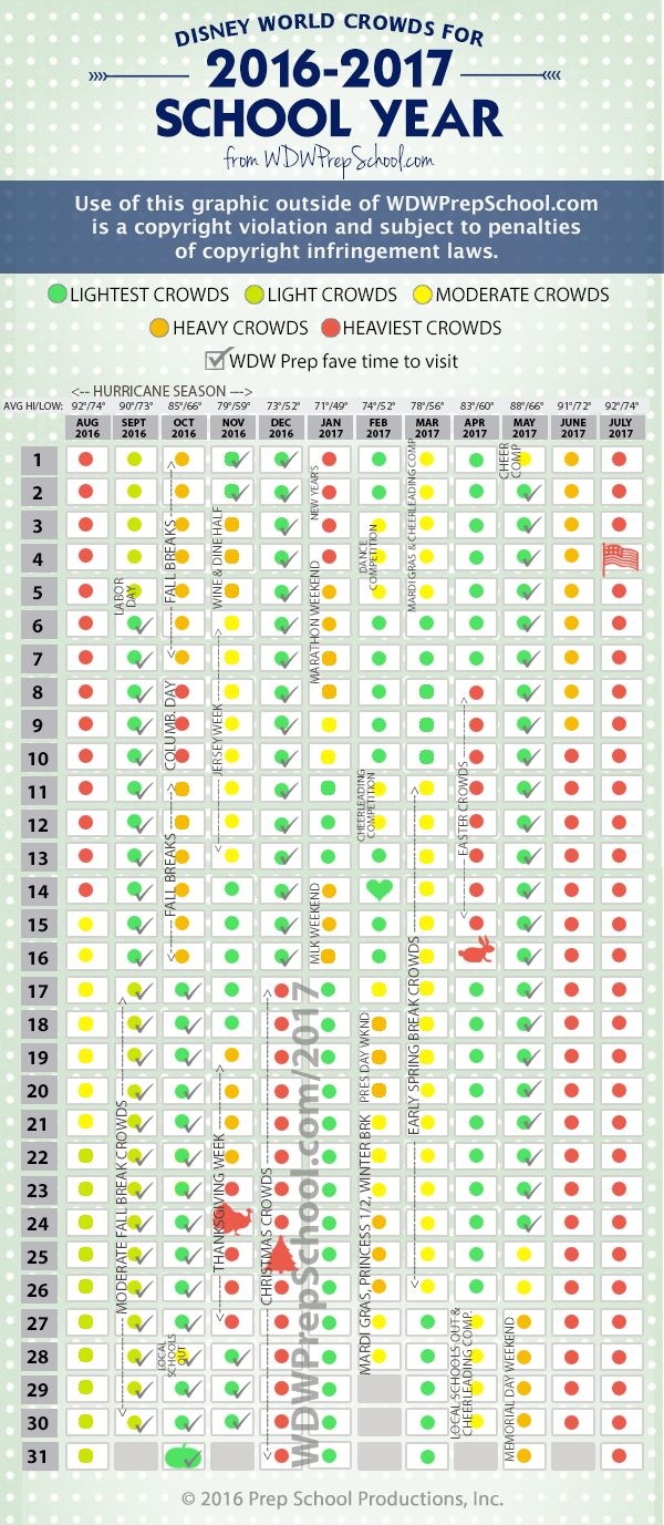 2025 2026 Disney World Crowd Calendar best Times To Go 