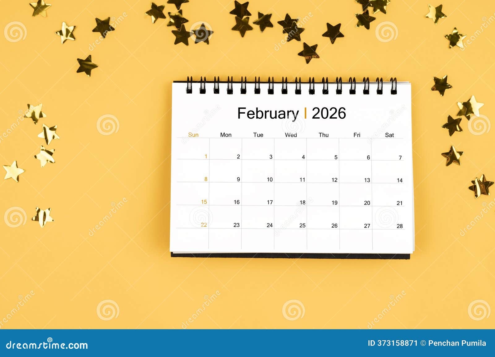 February Calendar Background 2026