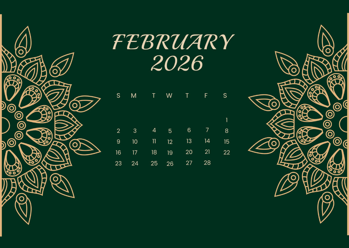 February 2026 Lunar Calendar