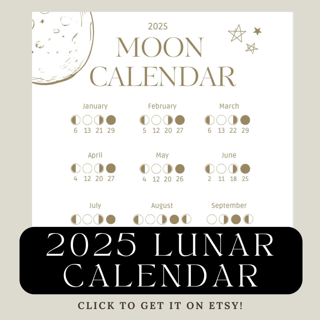 Full Moon Calendar August 2025