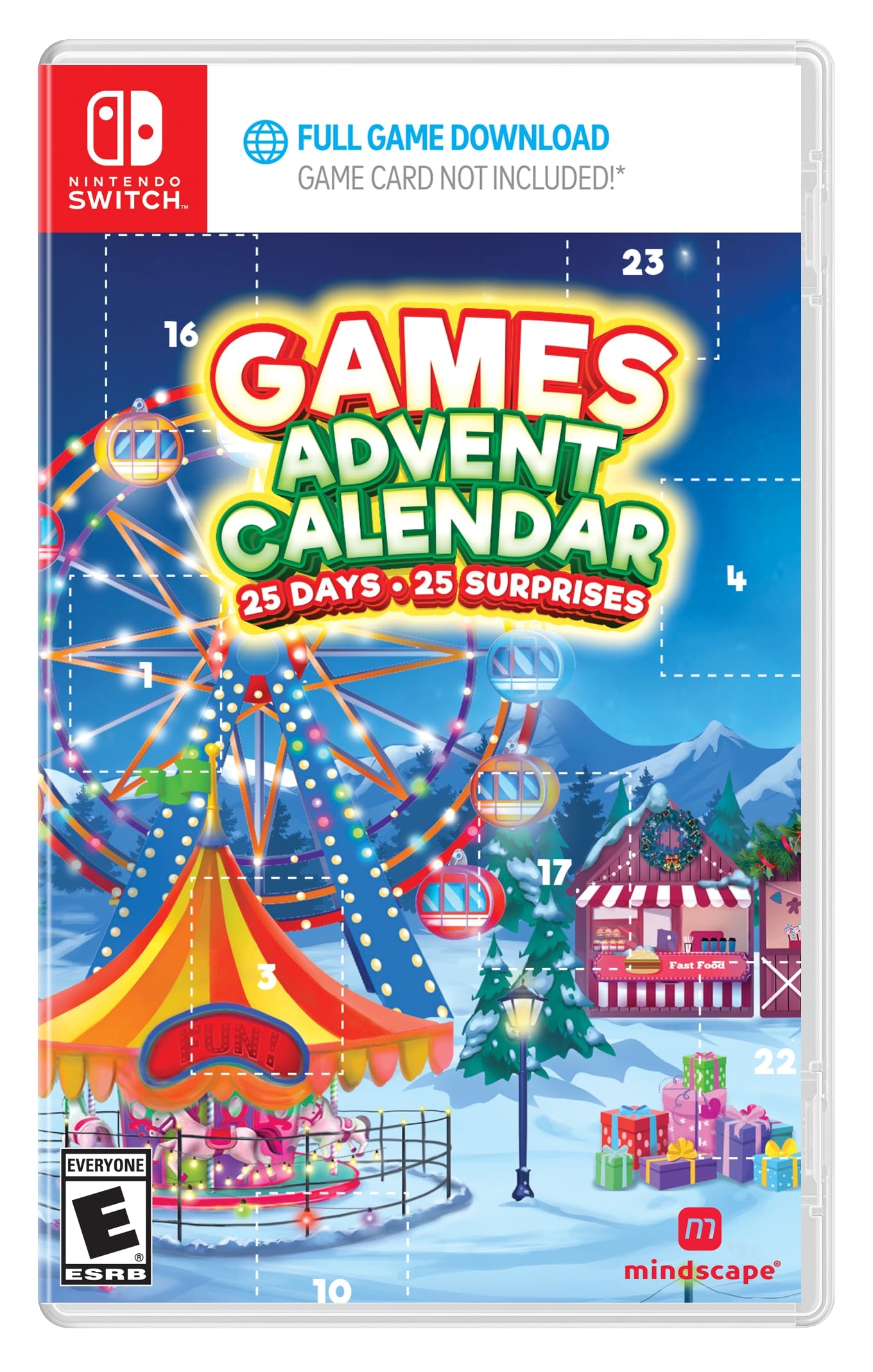 Games Advent Calendar 25 Days 25 Surprises Nintendo Switch Amazon au Video Games