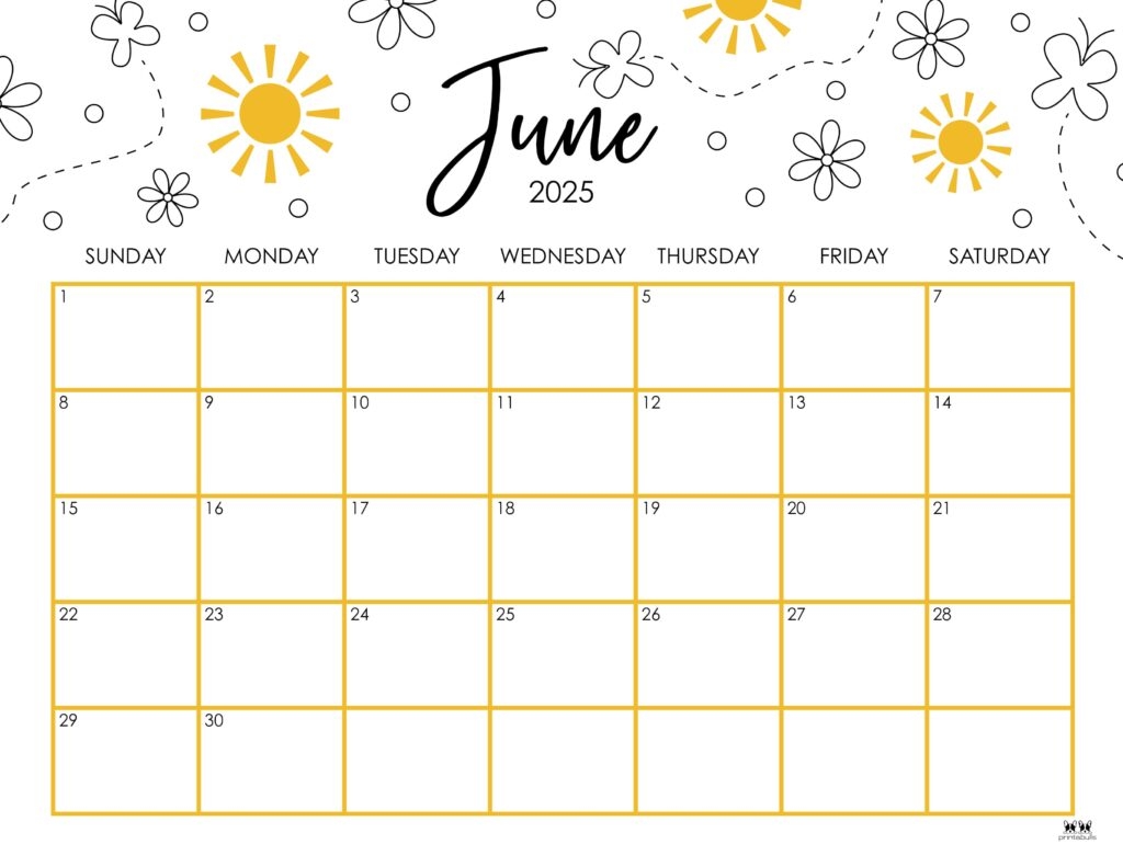 June Calendar 2025