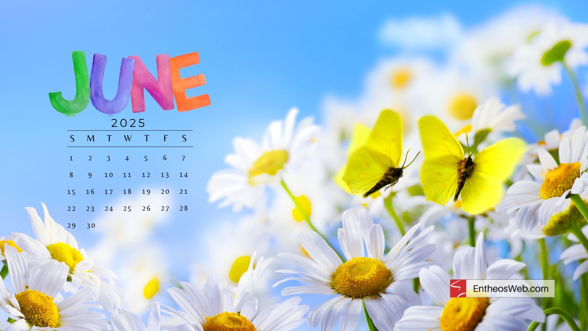 June 2025 Desktop Wallpaper Backgrounds Screensavers EntheosWeb