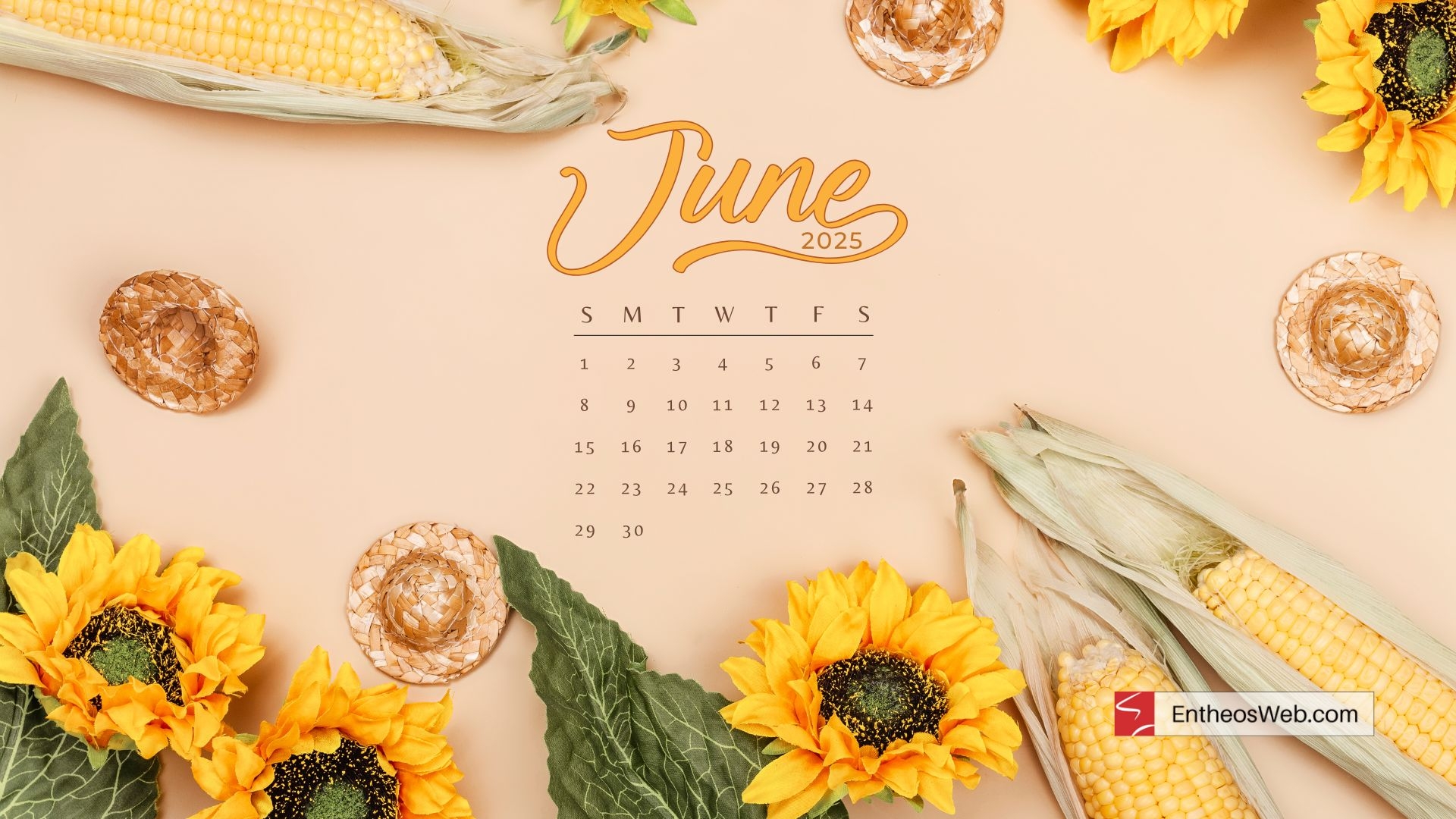 June Calendar Wallpaper 2025