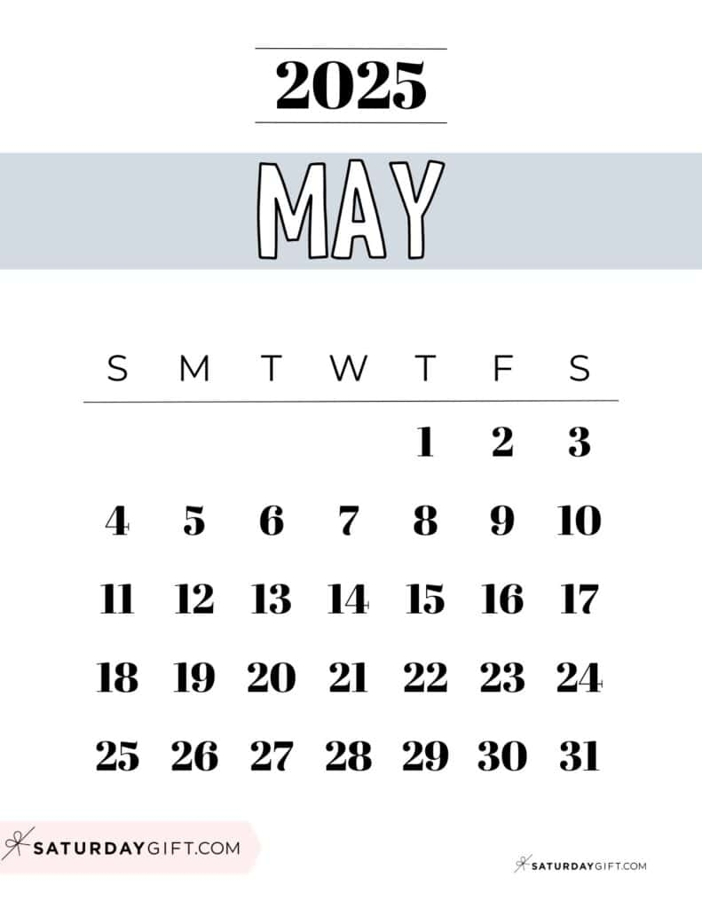 May 5 2025 Calendar