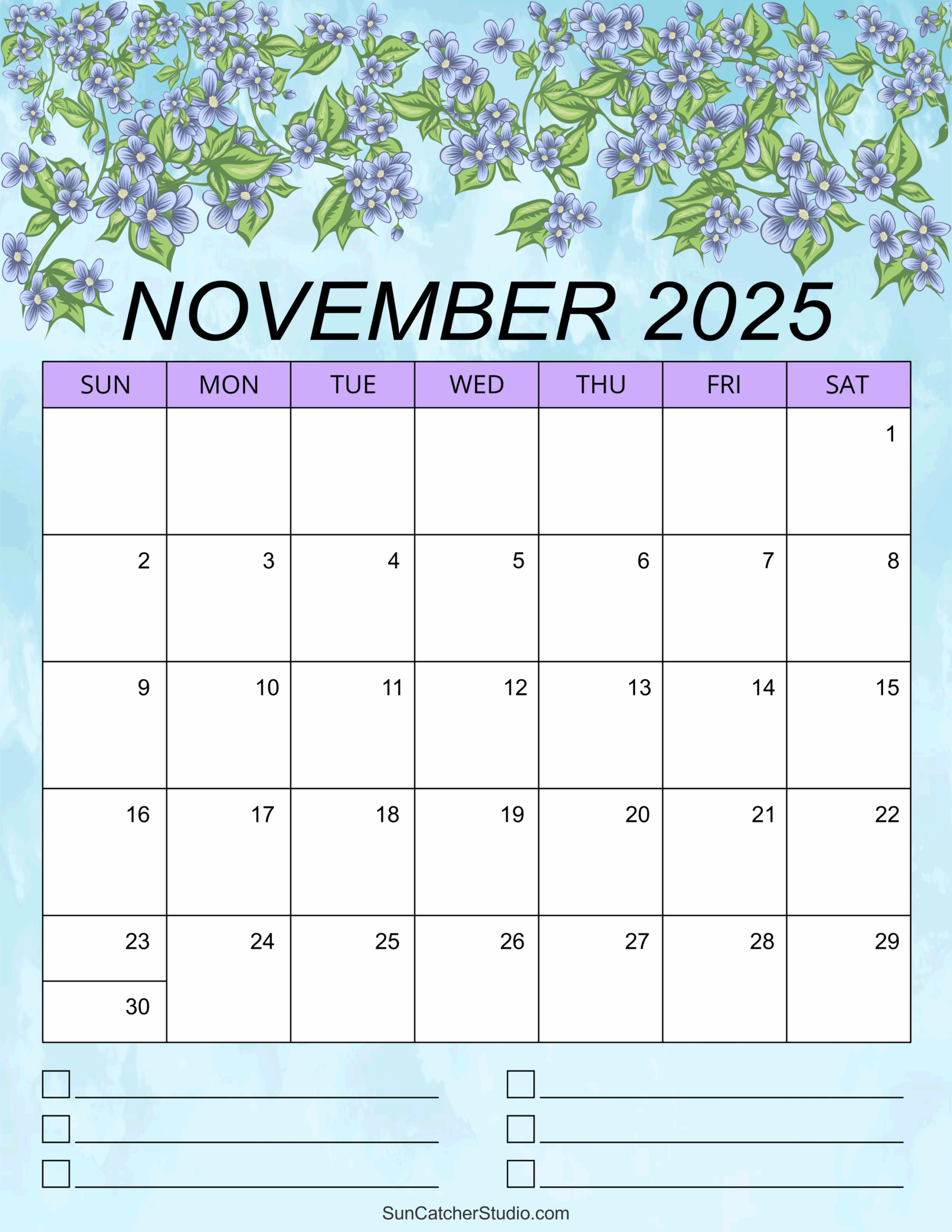 November 2025 Calendar Free Printable Free Printables Monograms Design Tools Patterns DIY Projects