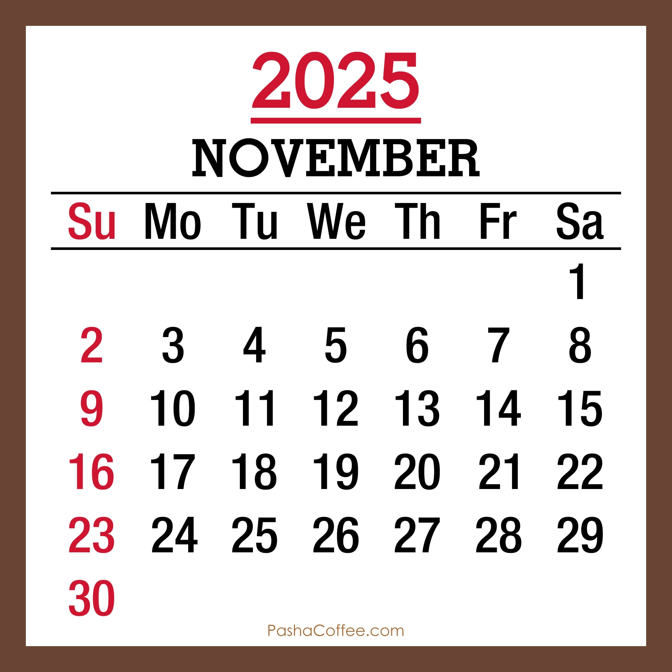 November 5 2025 Calendar