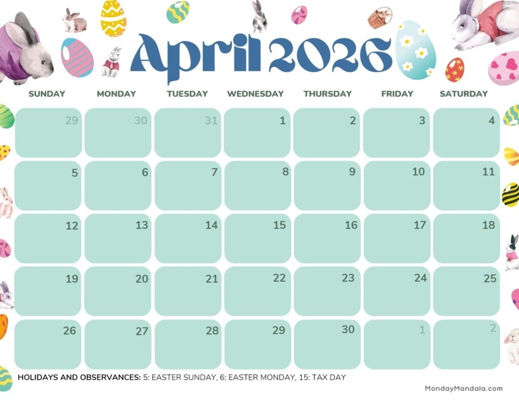 Printable Calendars For 2025 2026 Free PDFs 