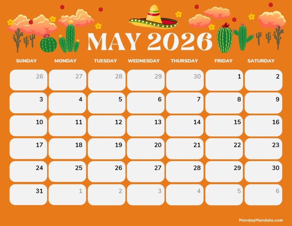 Printable Calendars For 2025 2026 Free PDFs 