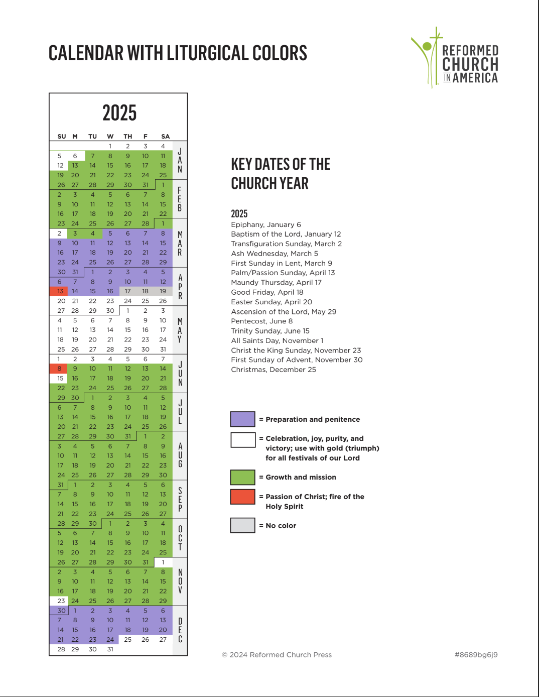 July Catholic Calendar 2025