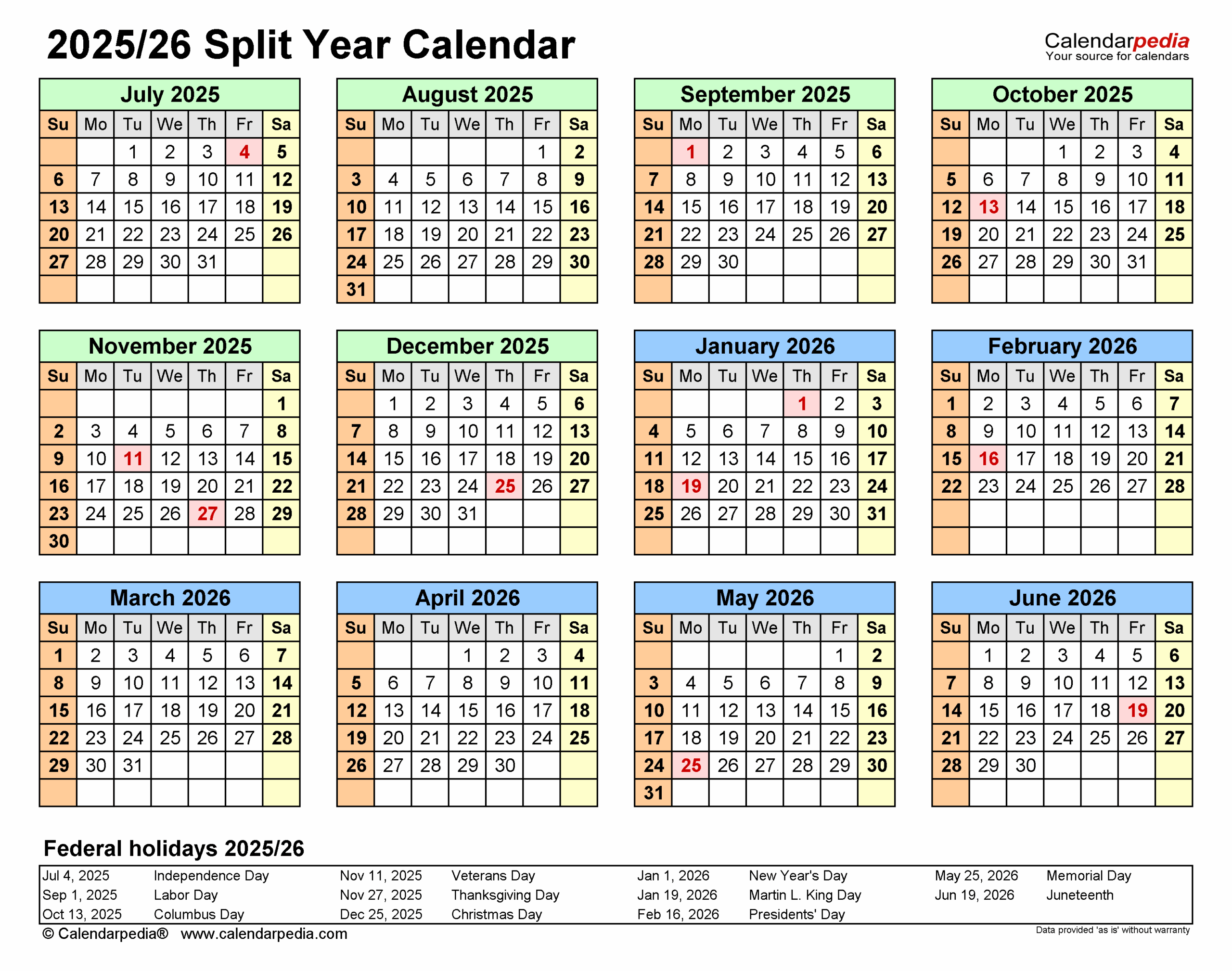 May To August 2026 Calendar